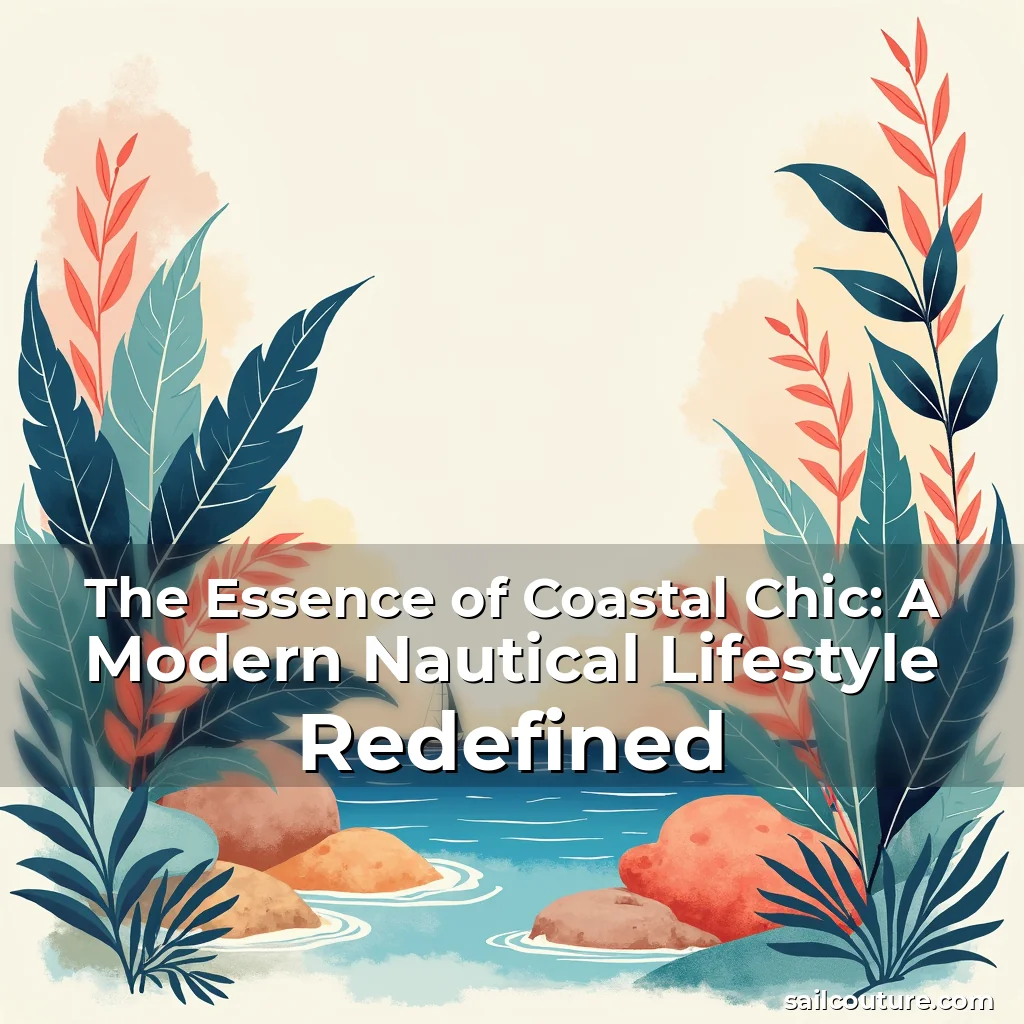 Artistic representation for The Essence of Coastal Chic: A Modern Nautical Lifestyle Redefined