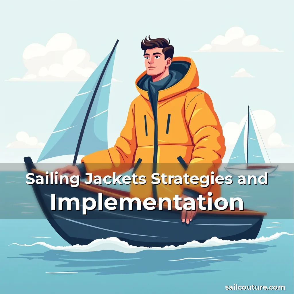 Artistic representation for Sailing Jackets Strategies and Implementation