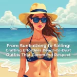 Artistic representation for From Sunbathing to Sailing: Crafting Effortless Beach-to-Boat Outfits That Command Respect