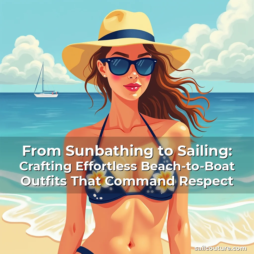 Artistic representation for From Sunbathing to Sailing: Crafting Effortless Beach-to-Boat Outfits That Command Respect